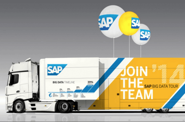 Le SAP nouveau est arrivé. Son ‘ Innovation’ truck au Luxembourg le 9 juin