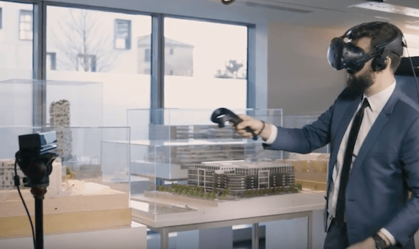 Projet d'holoportation sur base des technologies Mimesys et HTC Vive. BNP Paribas Real Estate révolutionne le parcours client dans le secteur de l’immobilier.